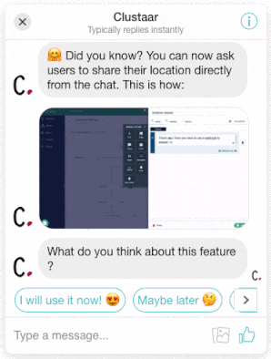Clustaar Chatbot Platform media 2