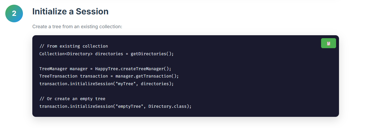 HappyTree API gallery image