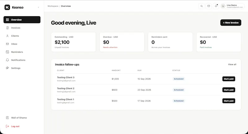 Keanso screenshot 1