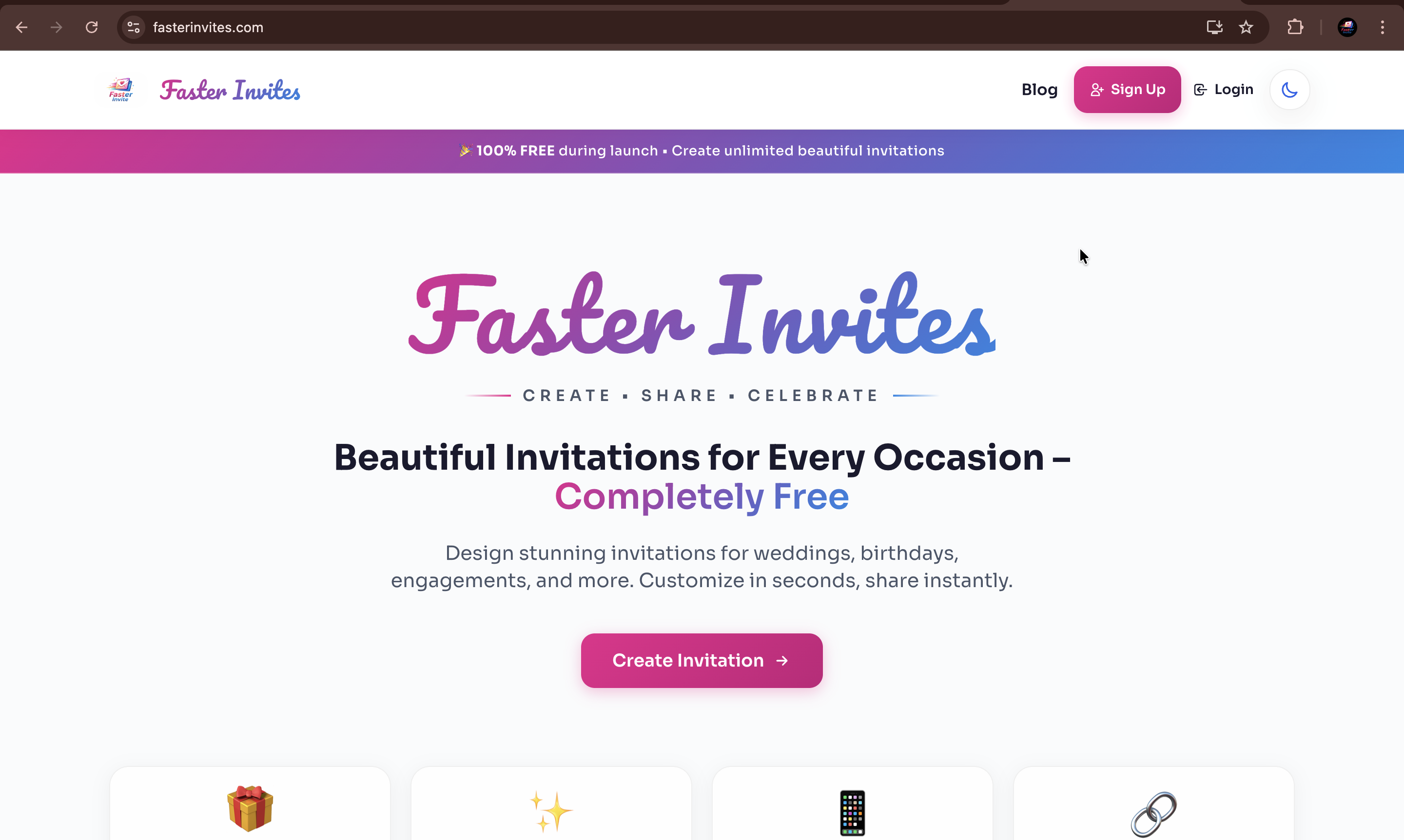 Faster Invites gallery image