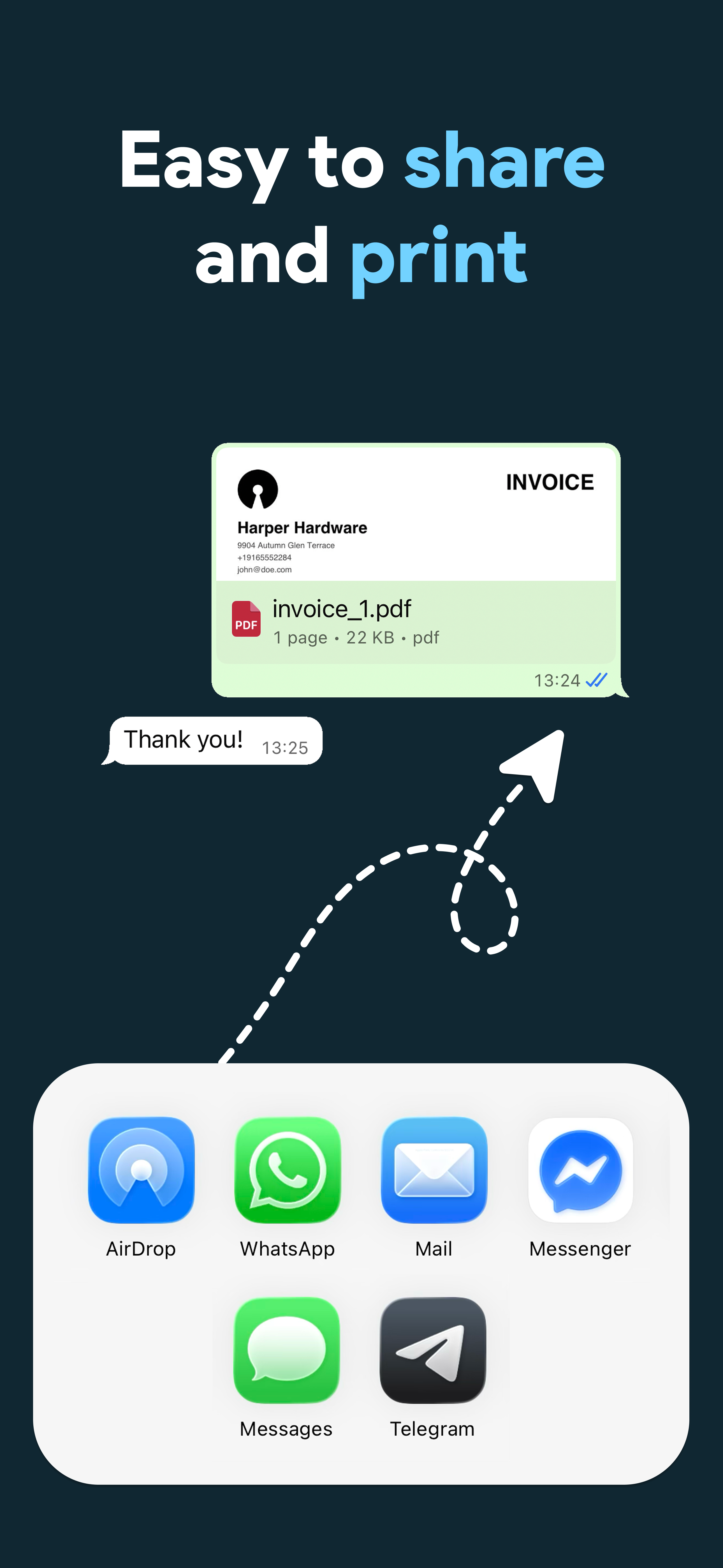 Média Facture Maker: Bills & Receipts - Factures et reçus rapides - Conçu pour les pigistes et les pmies 4