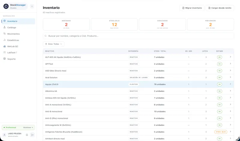 StockManager screenshot 1