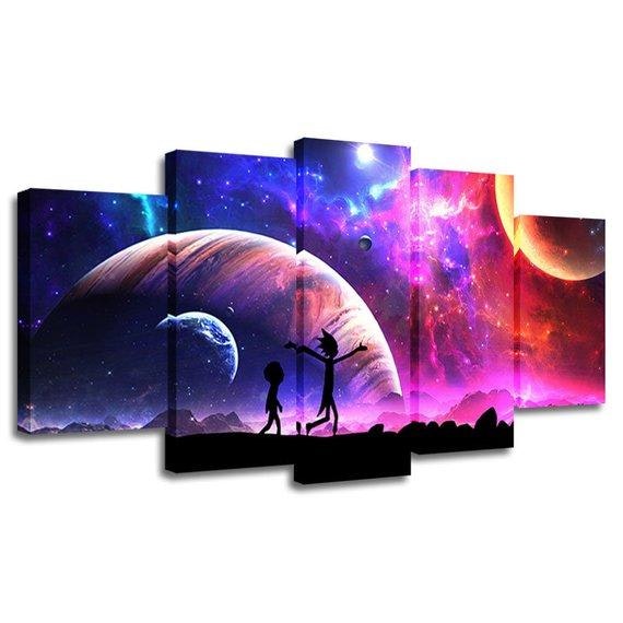  Rick And Morty 5  Stück Leinwand 