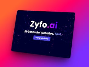 Zyfo.ai Website Generator gallery image