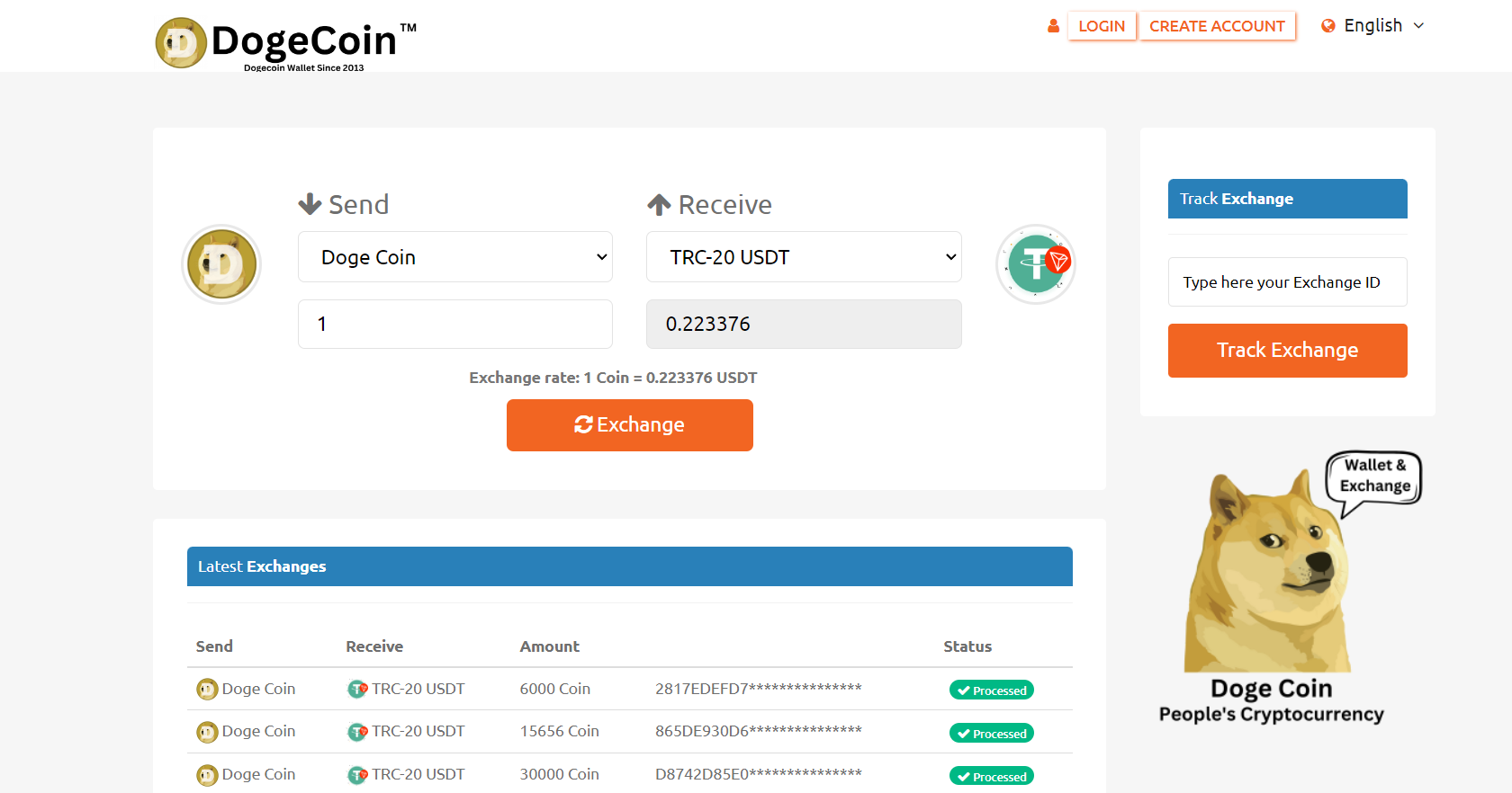 billetera dogecoin