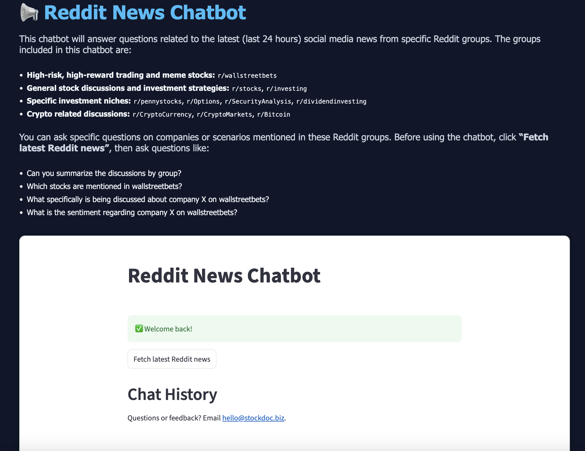 Stock Market Chatbots media 5