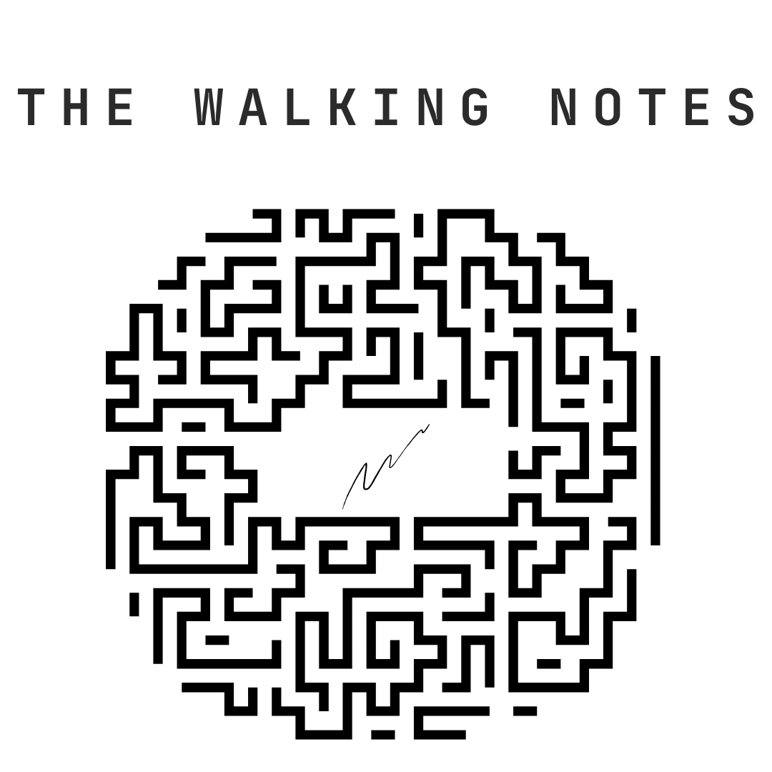 The Walking Notes - Product Hunt launch logo and brand identity
