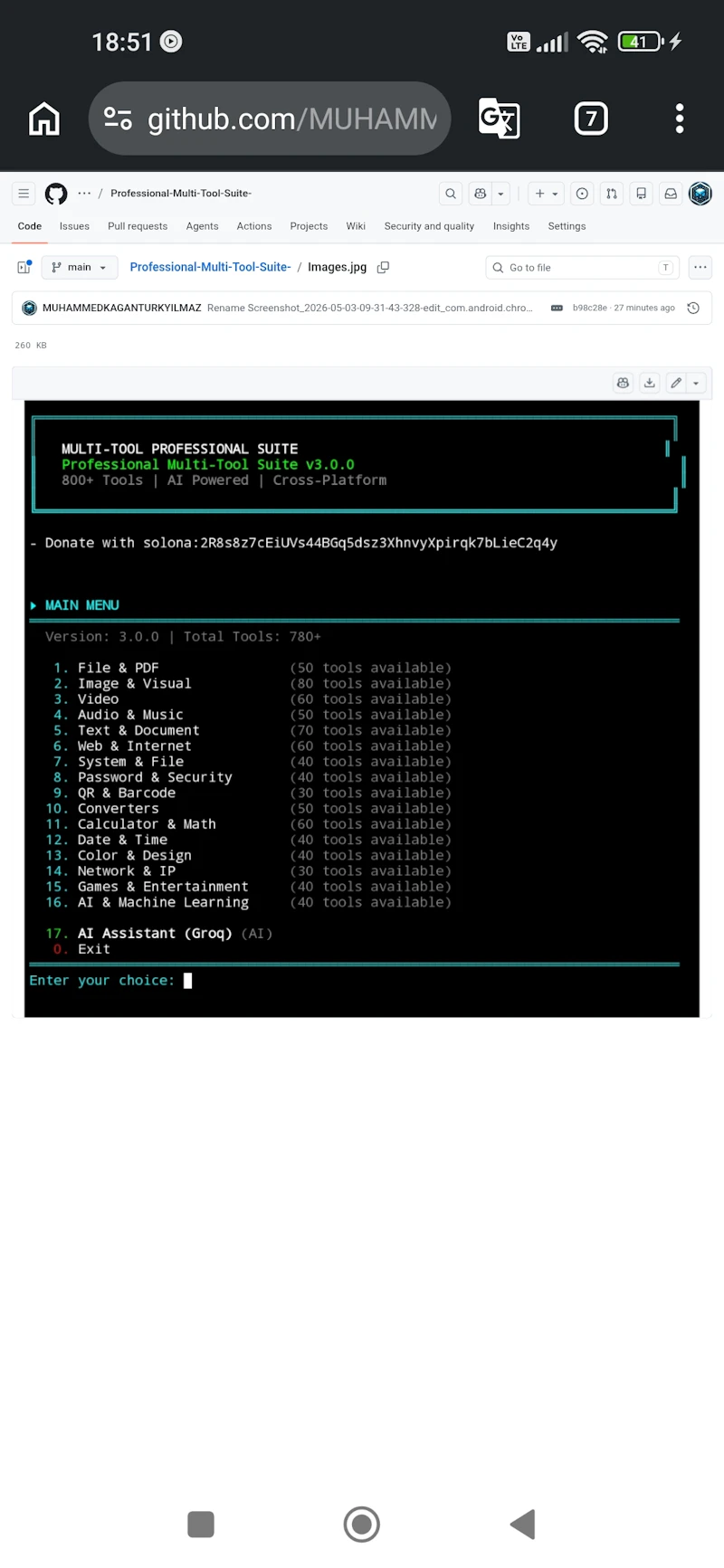 GitHub screenshot 1