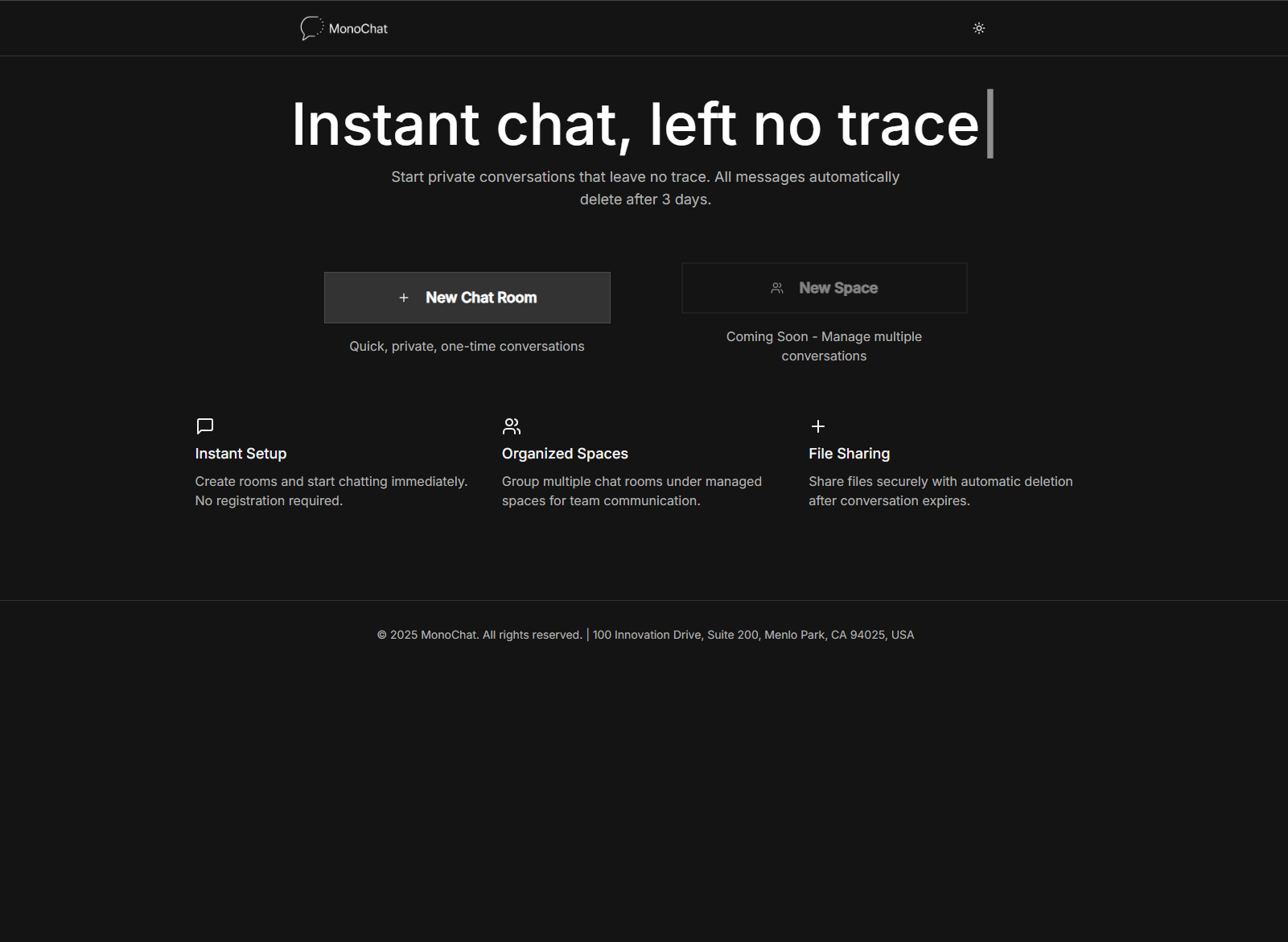 Monochat - Chat istantanea, non ha lasciato traccia media 1