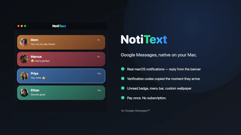 NotiText screenshot 2