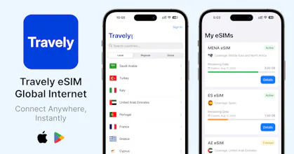 Travely eSIM: International Data gallery image