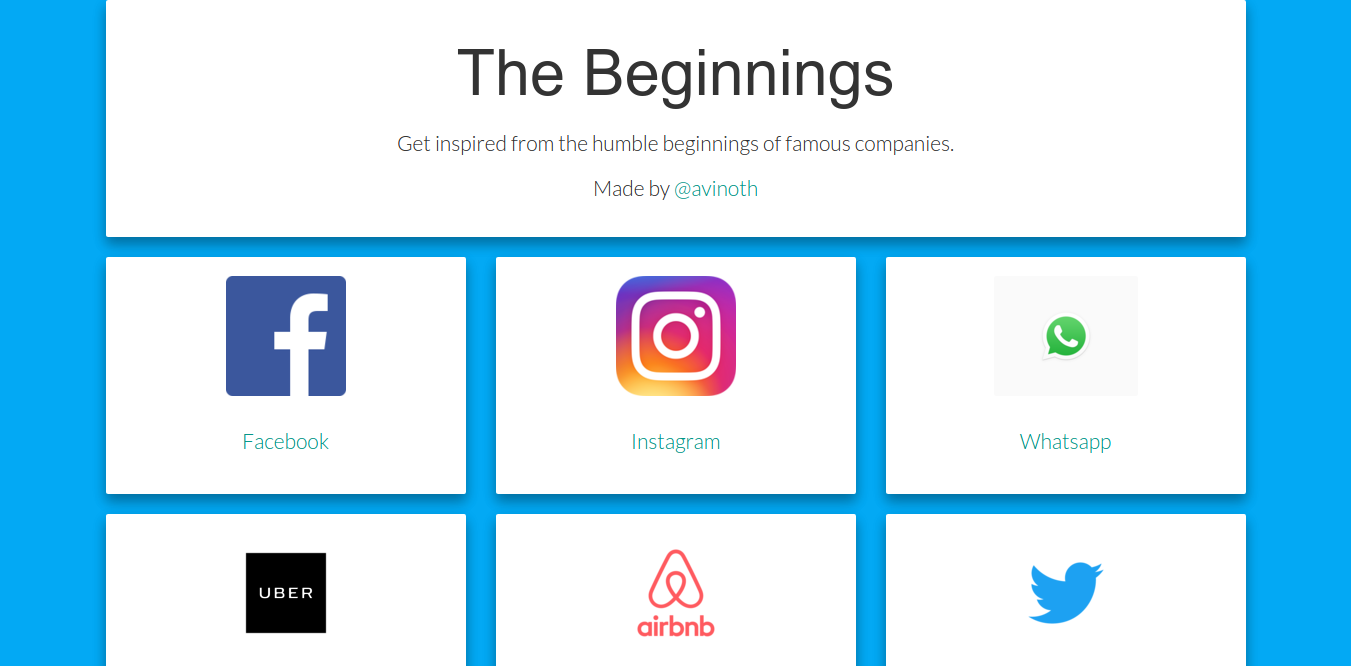 The Beginnings gallery image