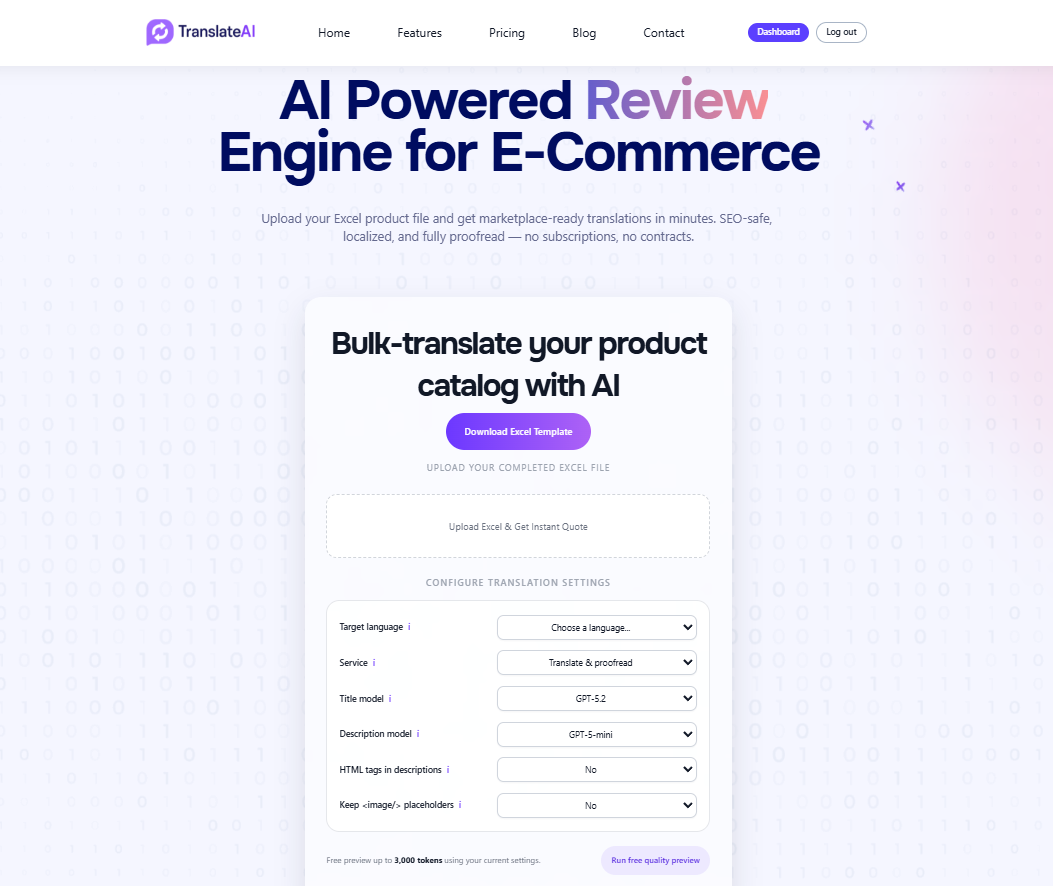 TranslateAI - Screenshot 2 showing product features and functionality