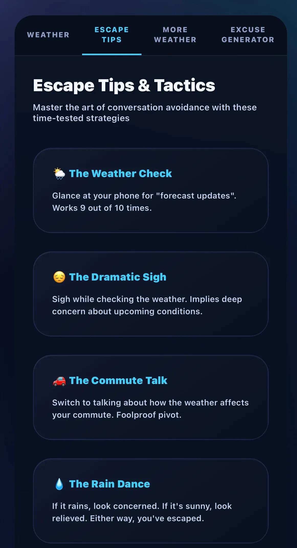 escape-weather gallery image