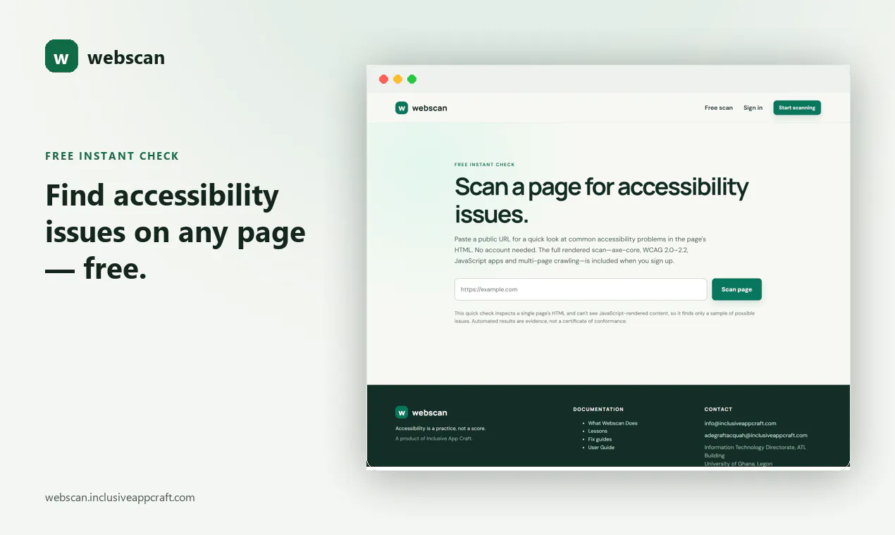 Webscan gallery image