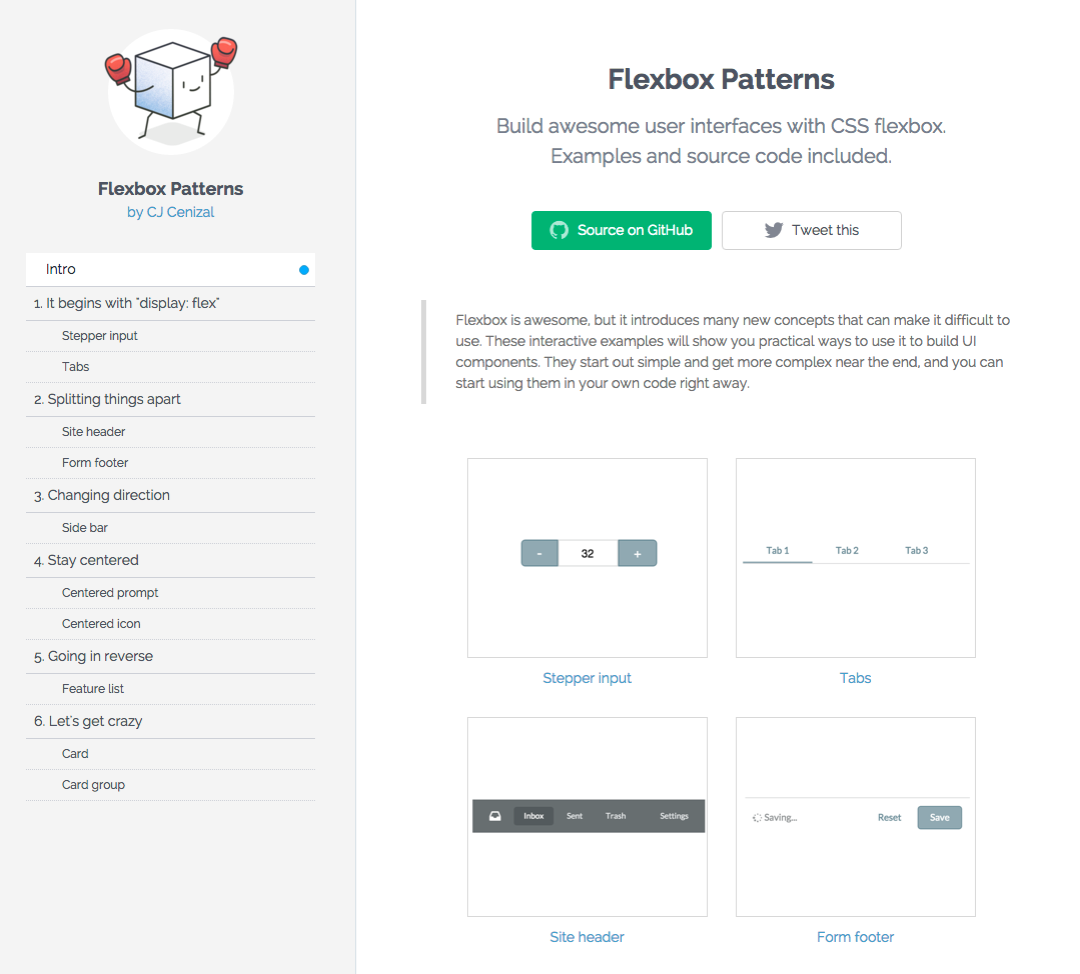 FlexboxPatterns Image