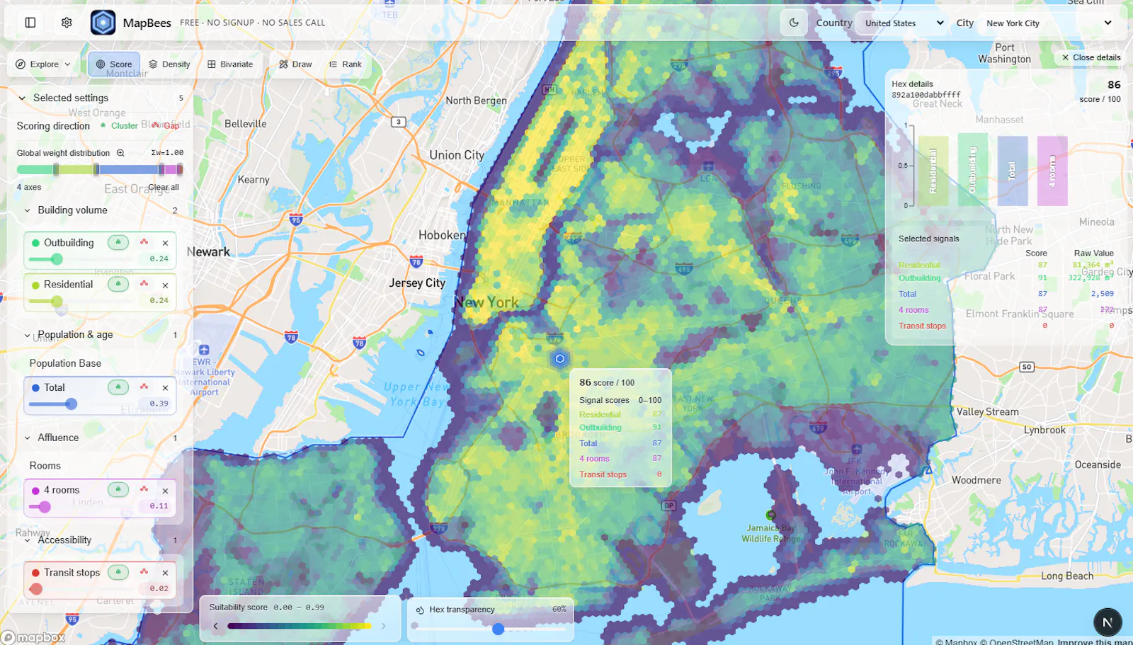 MapBees screenshot 2