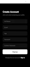 getDressed - AI outfit analyser gallery image