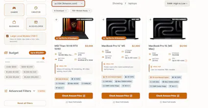 The AI Tech Pulse: Laptop Finder gallery image