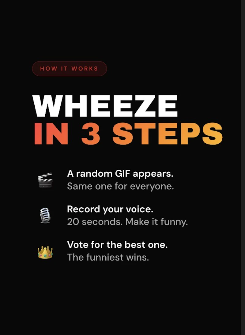 Wheeze — Record your voice, vote, laugh screenshot 3