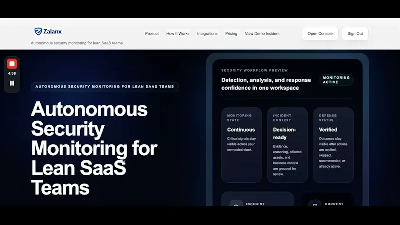 Zalanx screenshot 1 (video preview)