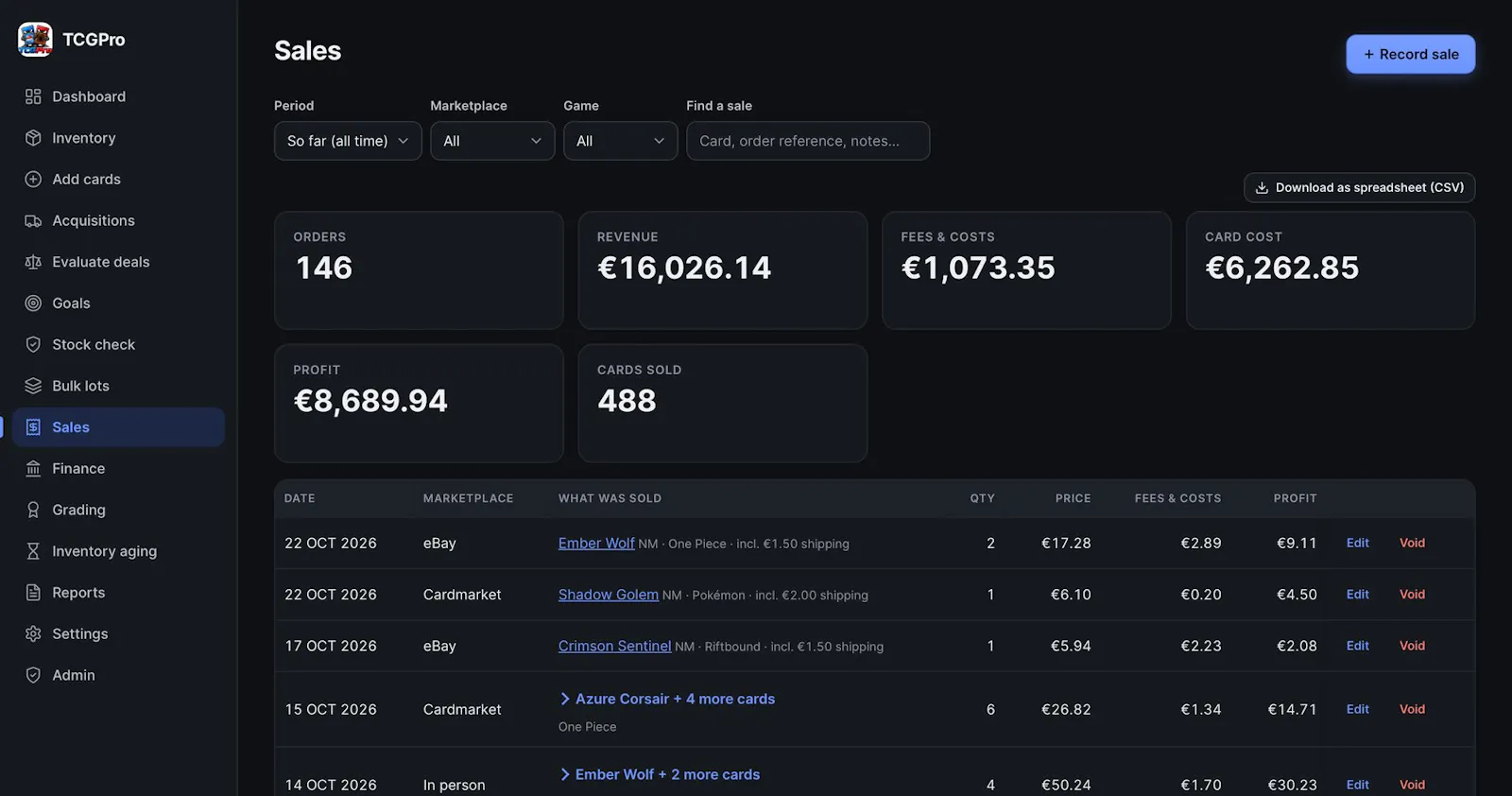 TCGPro screenshot 4