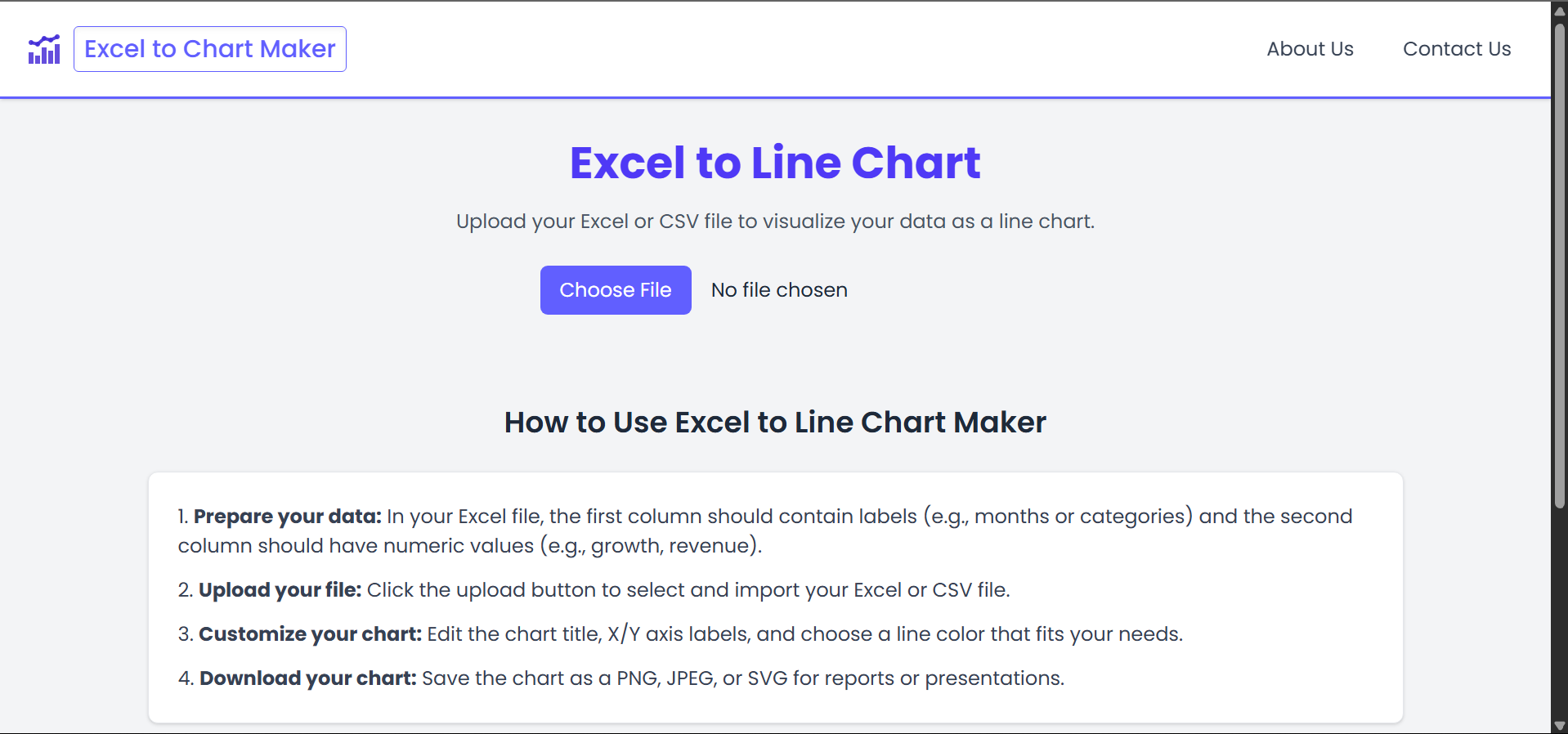 exceltochartmaker - Excelファイルをオンラインでチャートに変換しますメディア4