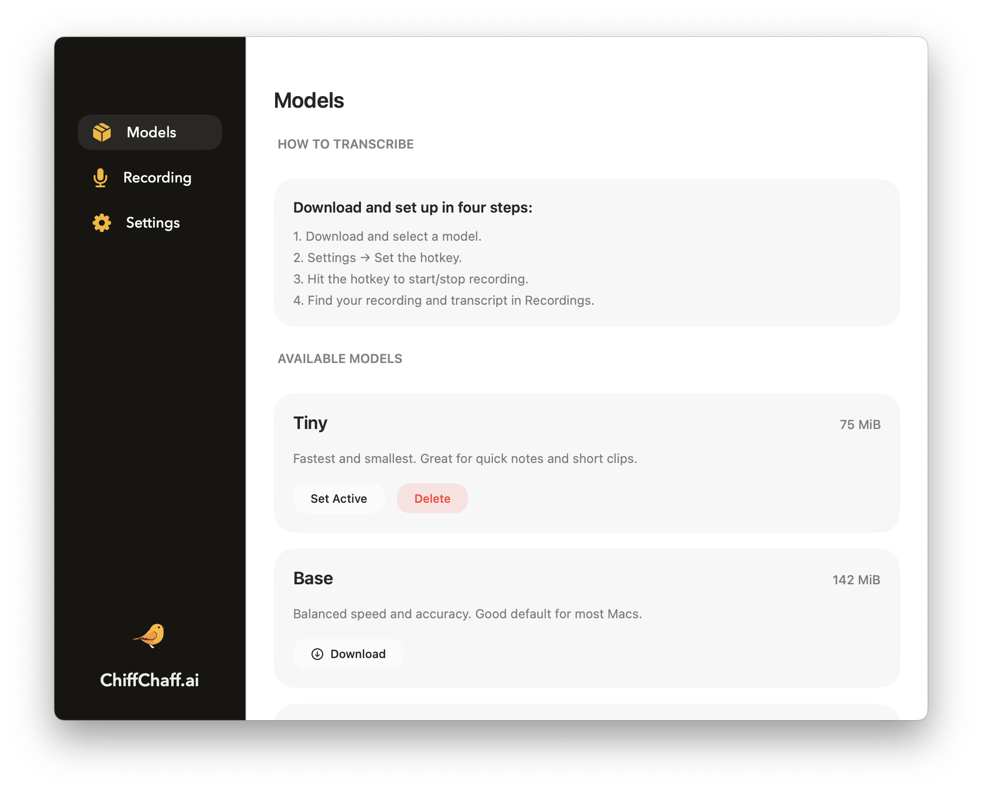 Média Mousseline - Transcription de la confidentialité pour la macOS 2