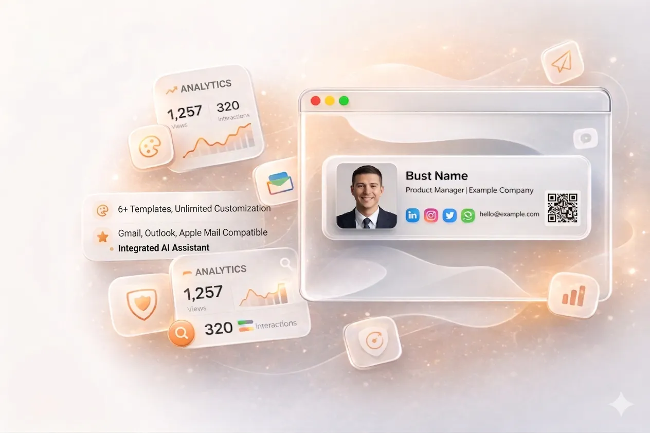 Herosignature: Smart Email Signatures 專案橫幅