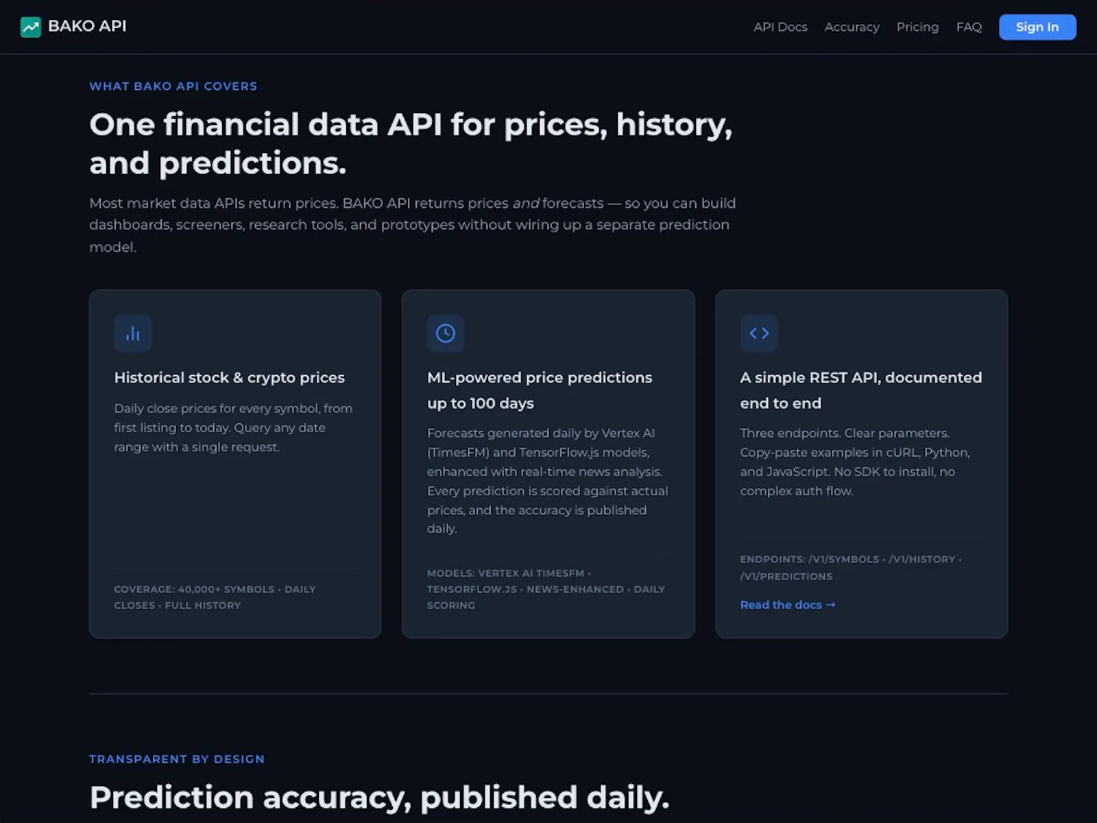 BAKO API screenshot 3
