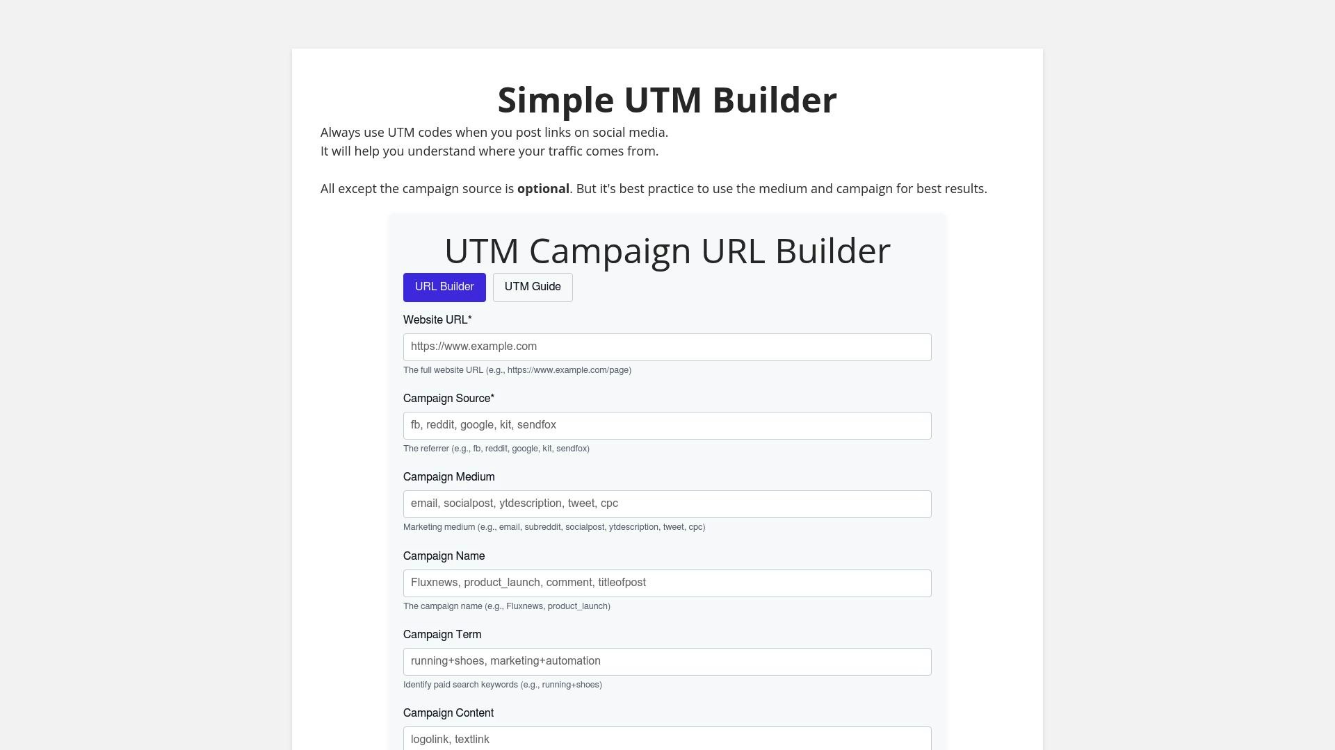 Простой уборщик UTM медиа 2