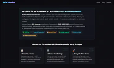 Free AI Tool for Students – PixVeda gallery image