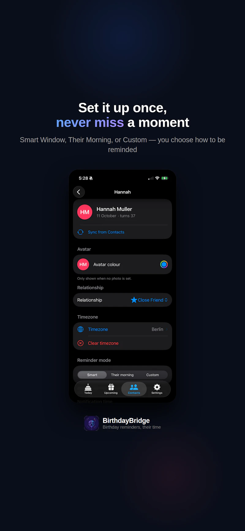 BirthdayBridge screenshot 4