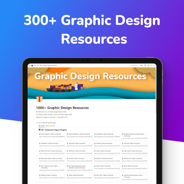 300+ Graphic Design Resources