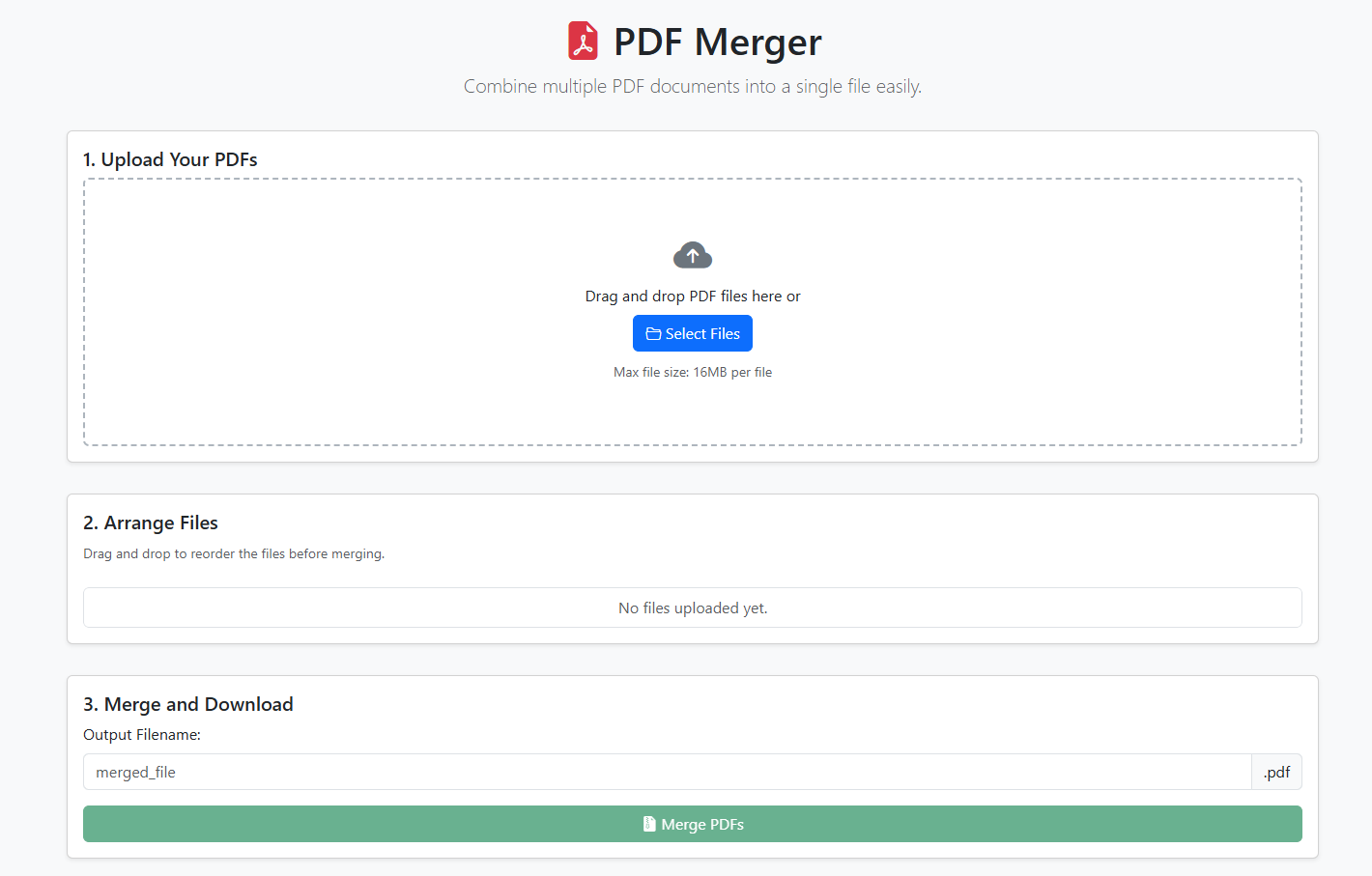 PDF Merger gallery image
