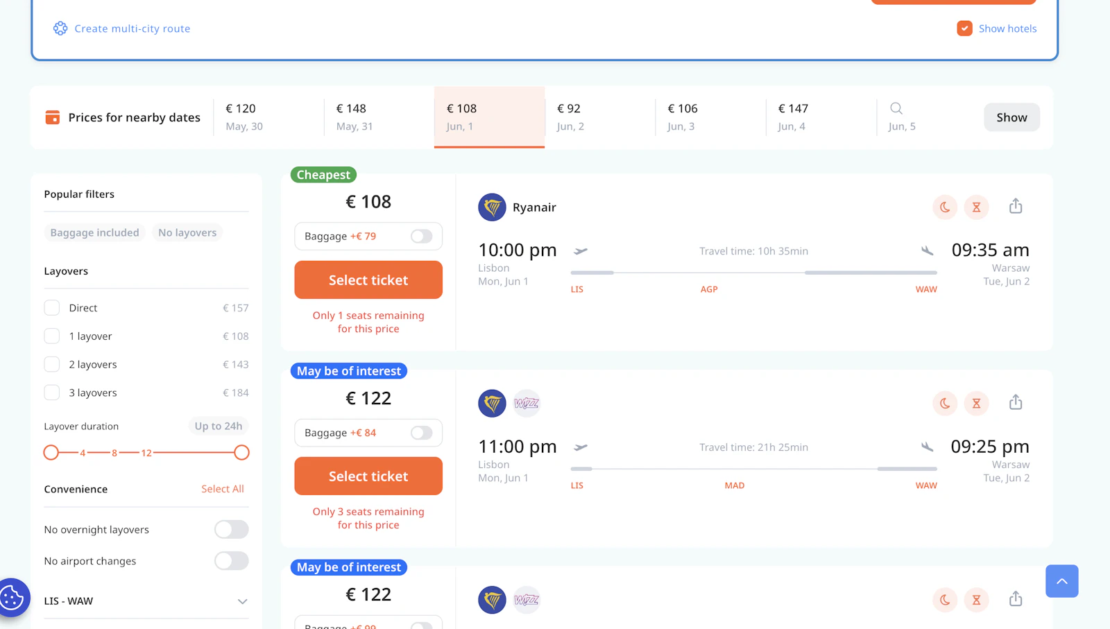 flightsinsight.com screenshot 2