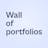 Wall of portfolios