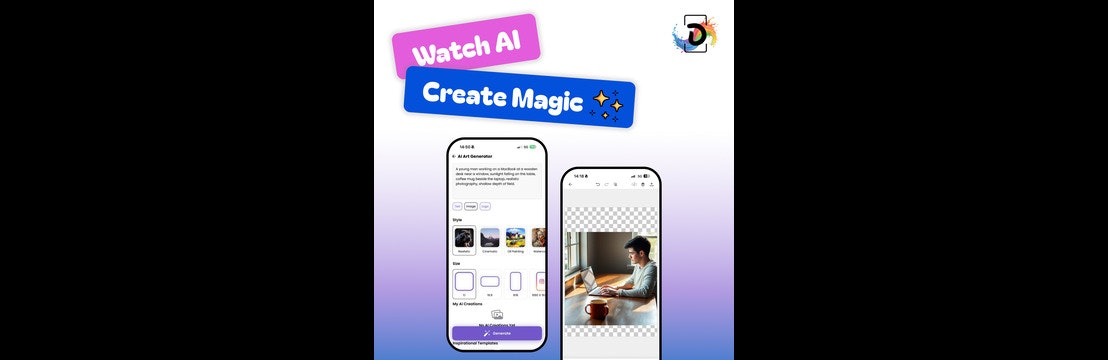 Drawpost - Ai Poster Maker - Product Hunt launch logo