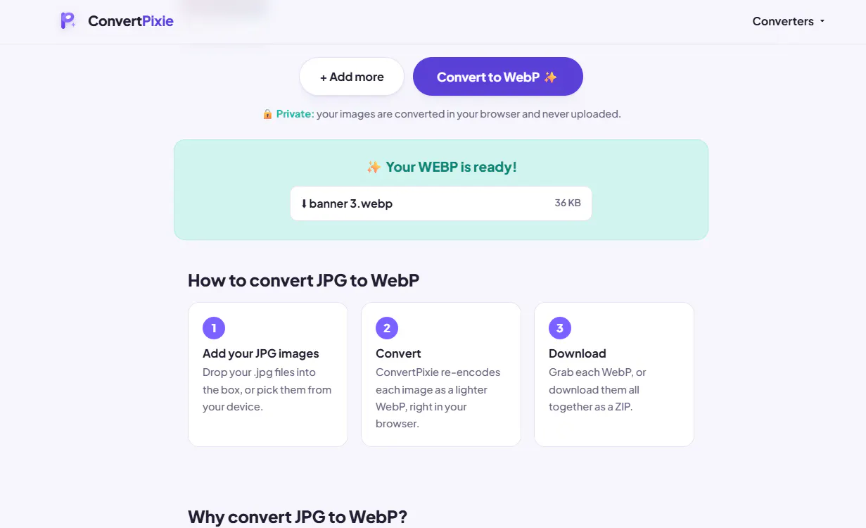 ConvertPixie gallery image