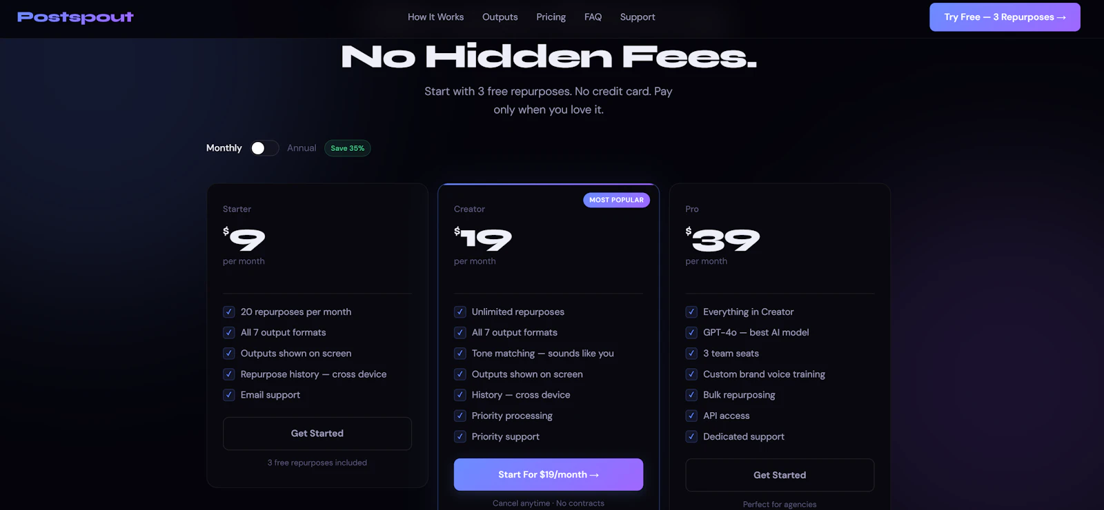 Postspout screenshot 5