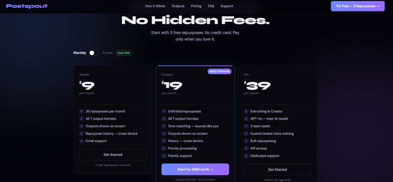 Postspout screenshot 5