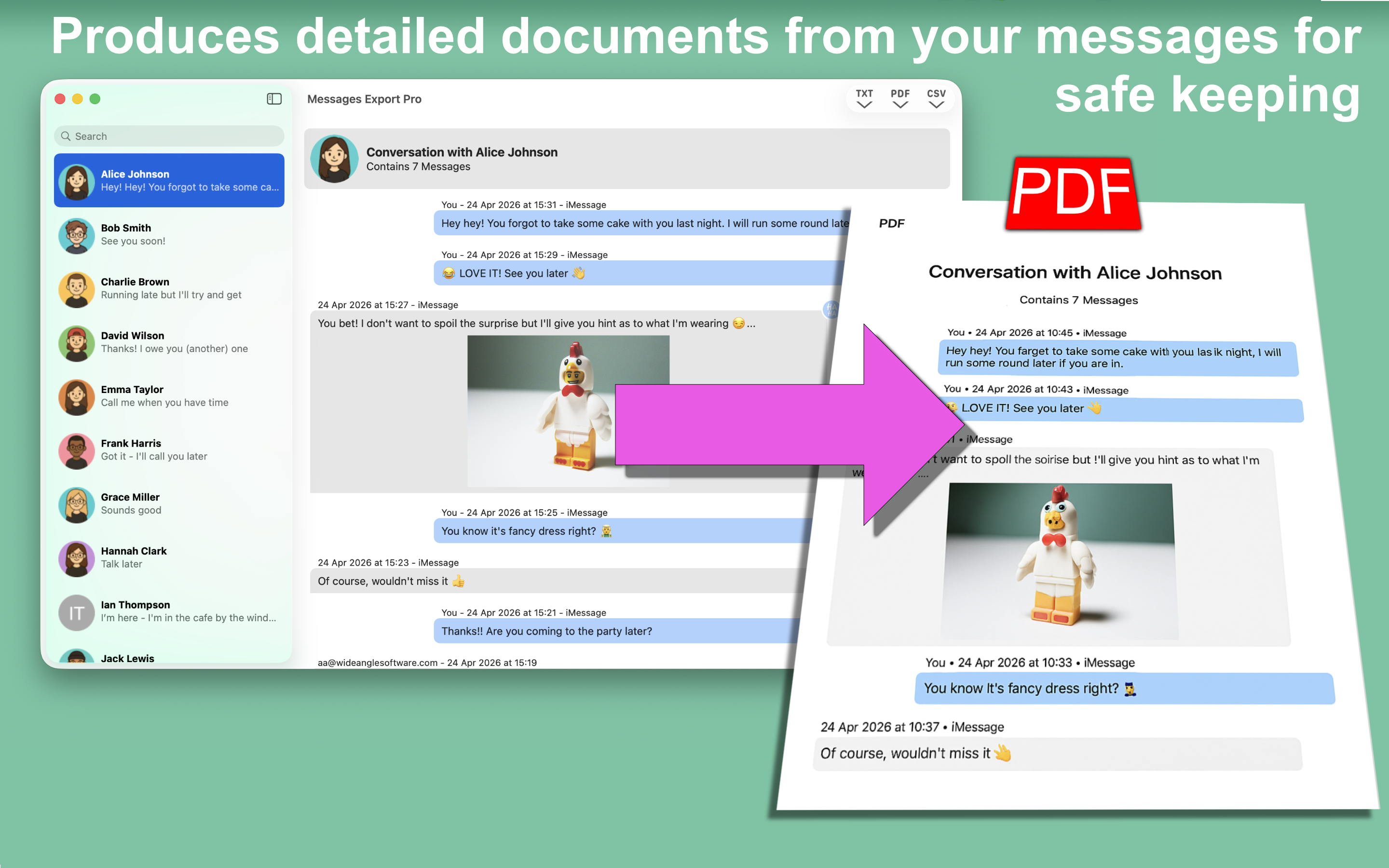 Messages Export Pro gallery image