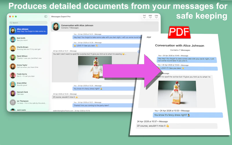 Messages Export Pro screenshot 4