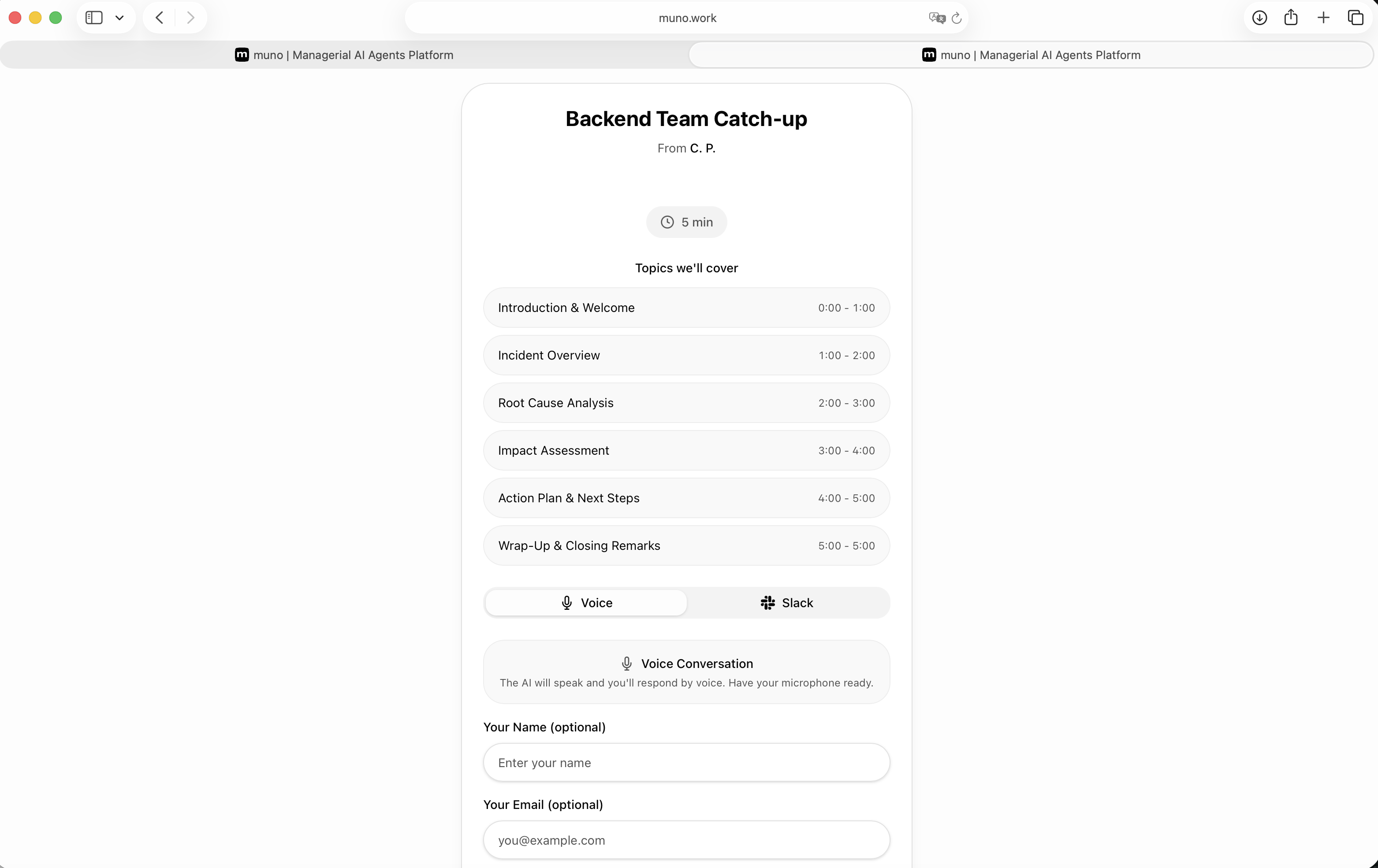 muno - Screenshot 4 showing product features and functionality