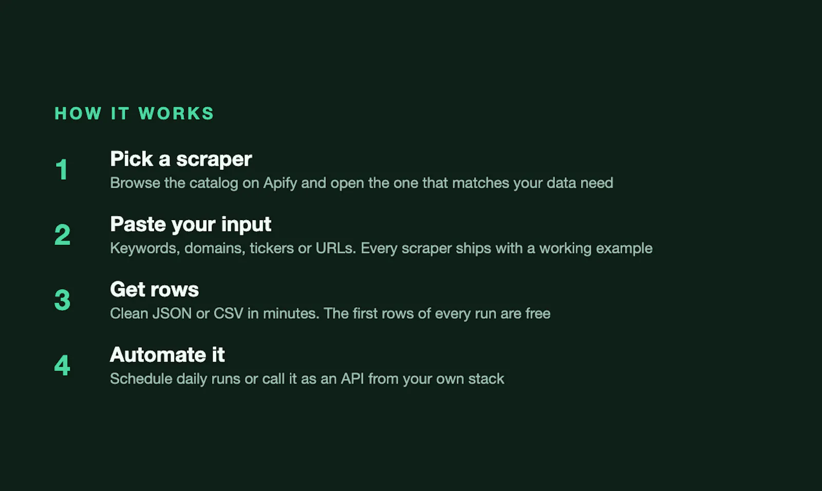 Scrapemint screenshot 4