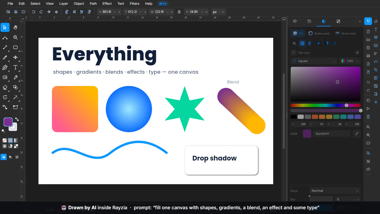 Rayzia AI Agent Vector Editor screenshot 8