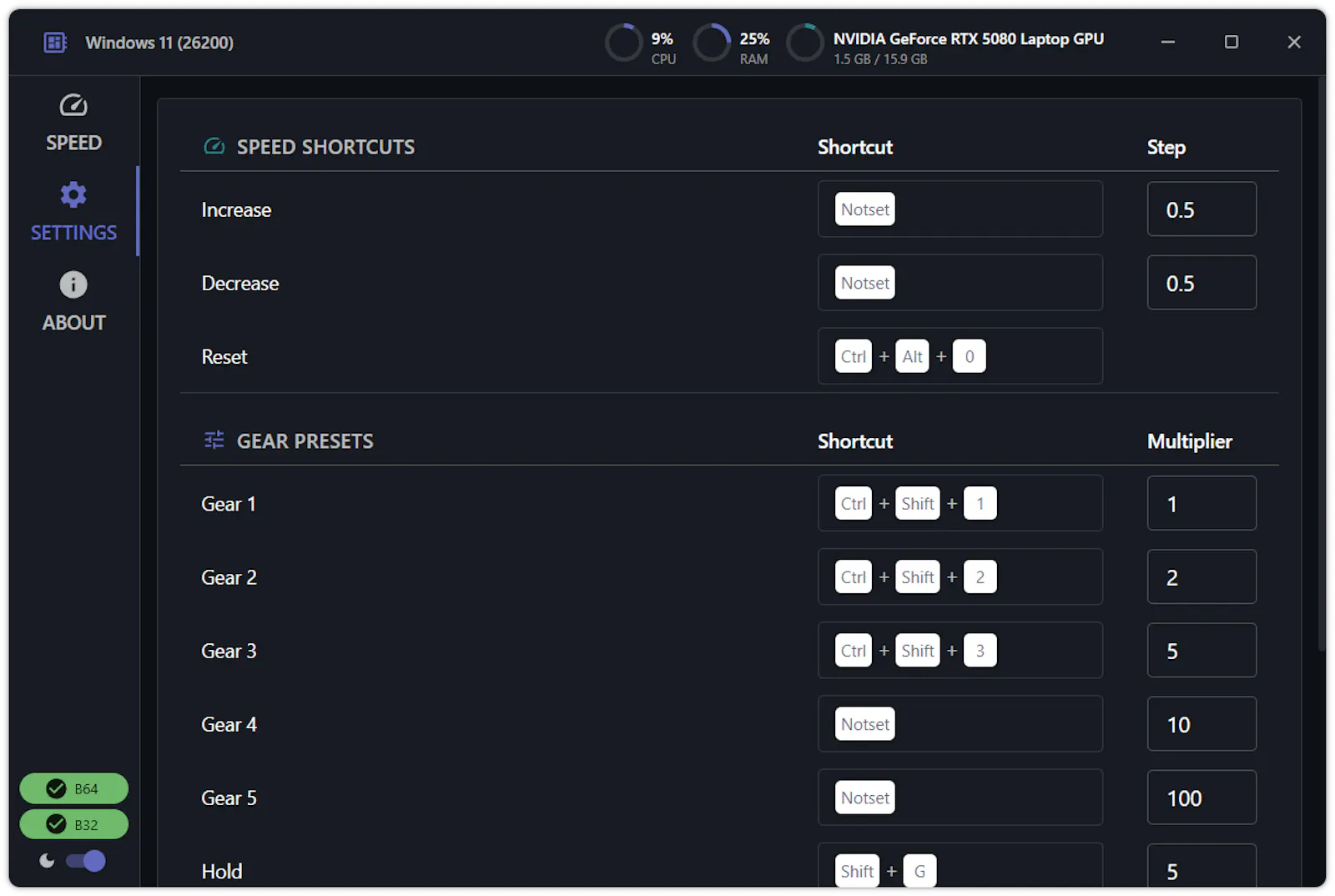 OpenSpeedy screenshot 7