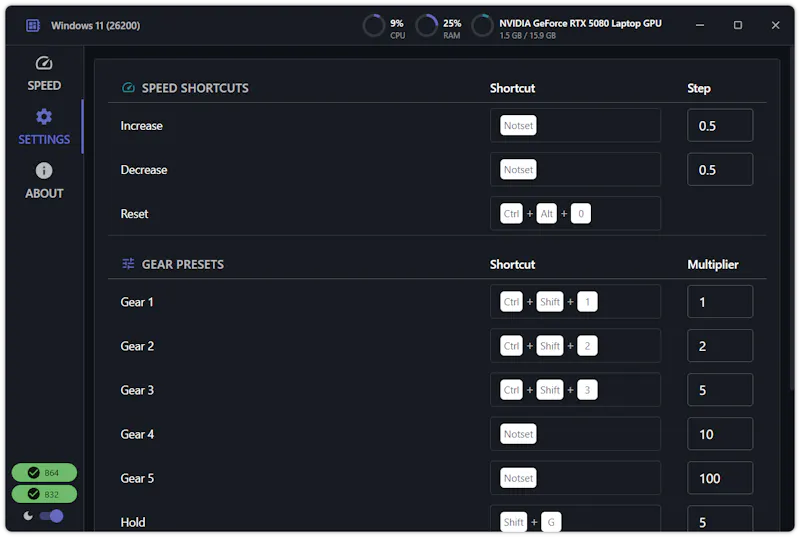 OpenSpeedy screenshot 7