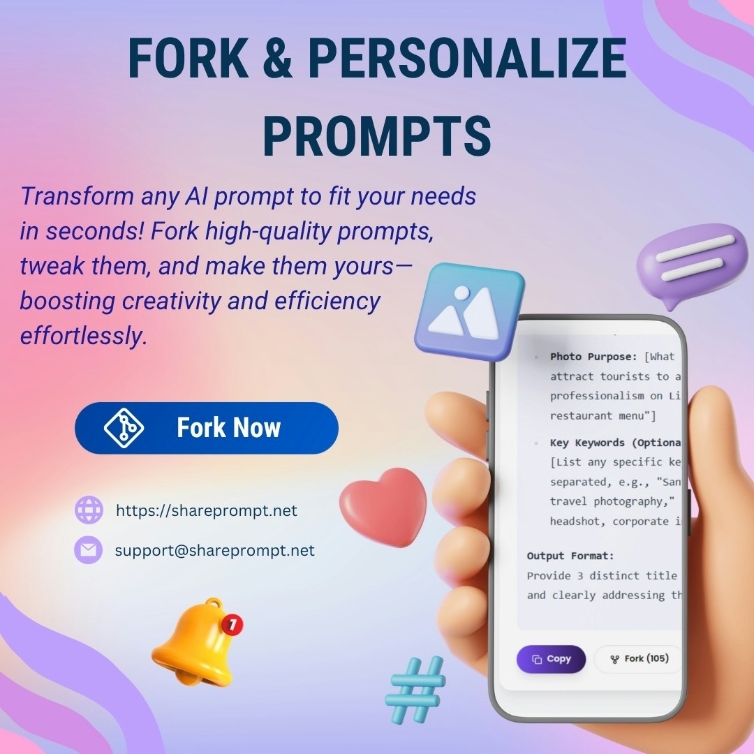SharePrompt - 發現所有任務的最佳AI提示 media 4