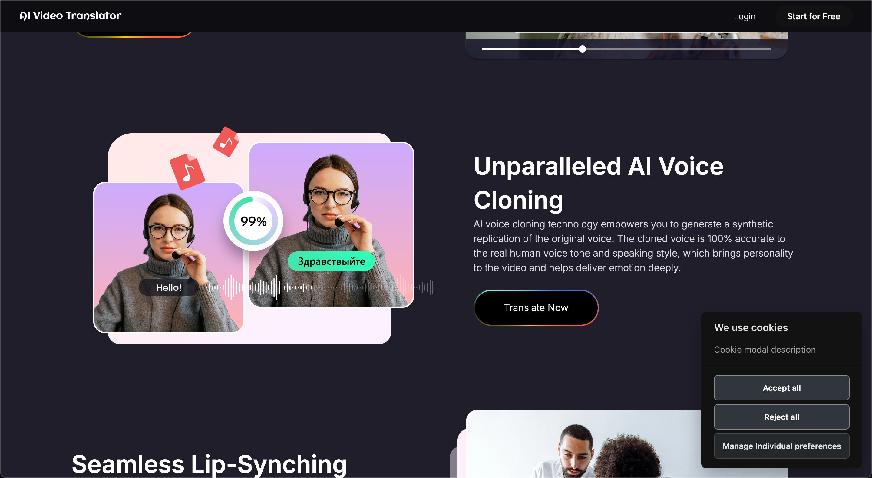 Translate video dan video dub dengan AI media 5